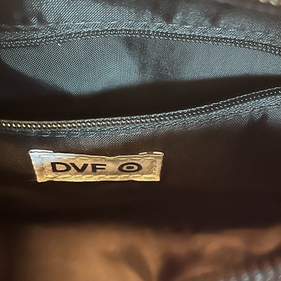 DVF FOR TARGET pink and ref geo print crossbody bag new - Picture 5 of 8